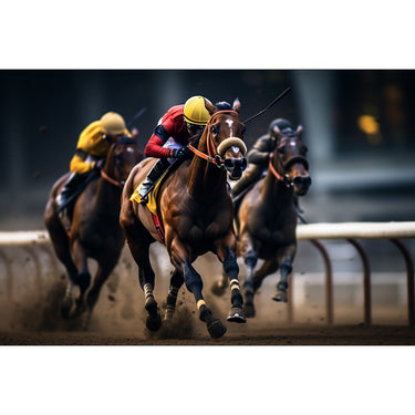 Canvas of Race Horses